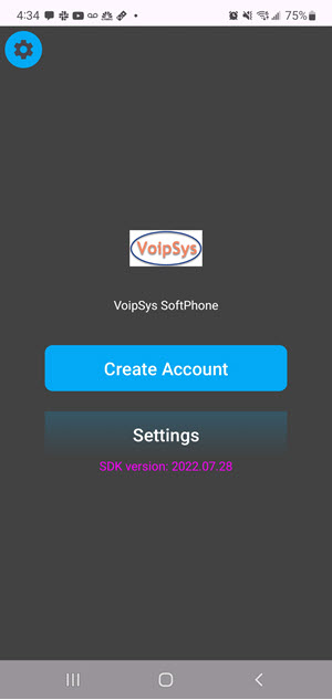 Image: Start app